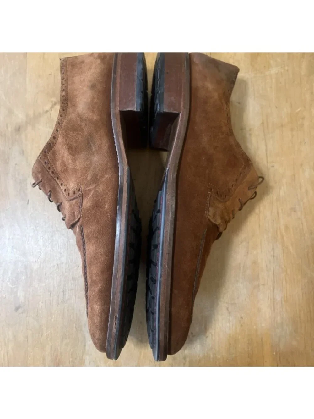 Alan Payne Wembley Ike Behar Brown Leather Lace Up Mens Shoe Sz 11.5 Split Toe